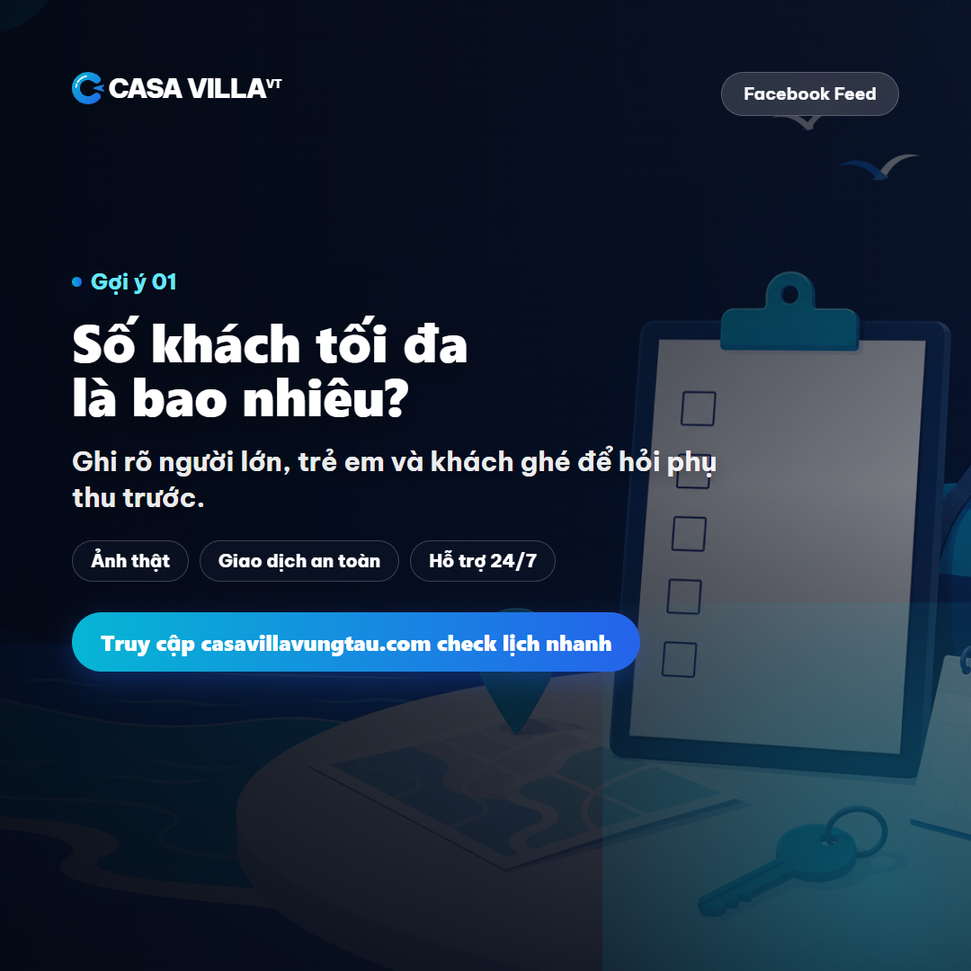 Số khách tối đa là bao nhiêu?